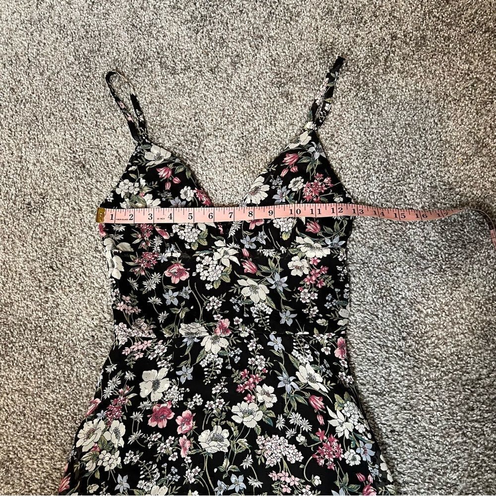 REVOLVE, Superdown, Sienna Fit & Flare Dress in Black Floral - Picture 15 of 15